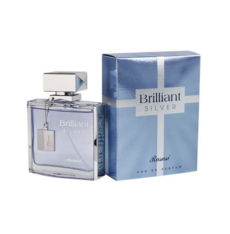 Rasasi Brilliant Silver Eau De Parfum 100ml For Men.